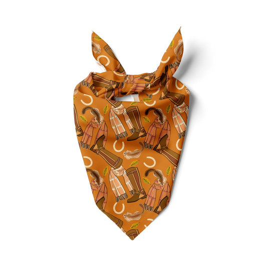 Riding Boots and Scarves with Chipmunks Bandana