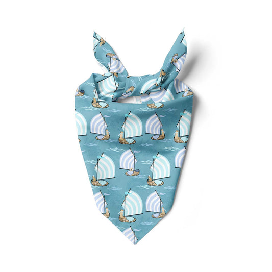 Dogs on Boats Bandana