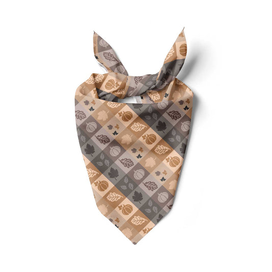 Fall Gingham Bandana