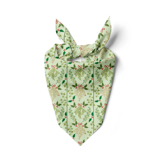 Holiday Greenery Bandana