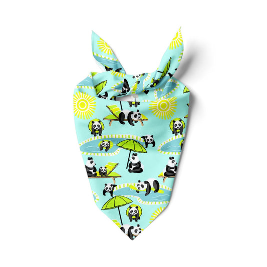 Poolside Pandas Bandana