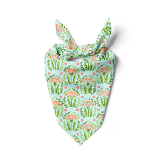 Pottery Blooms Bandana
