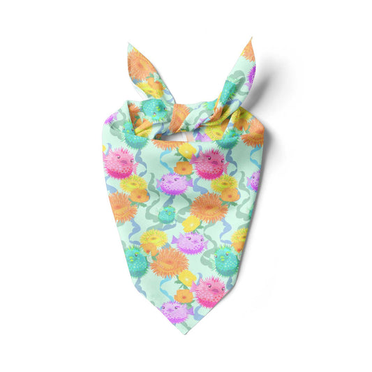 Anemones and Puffer Fish Bandana