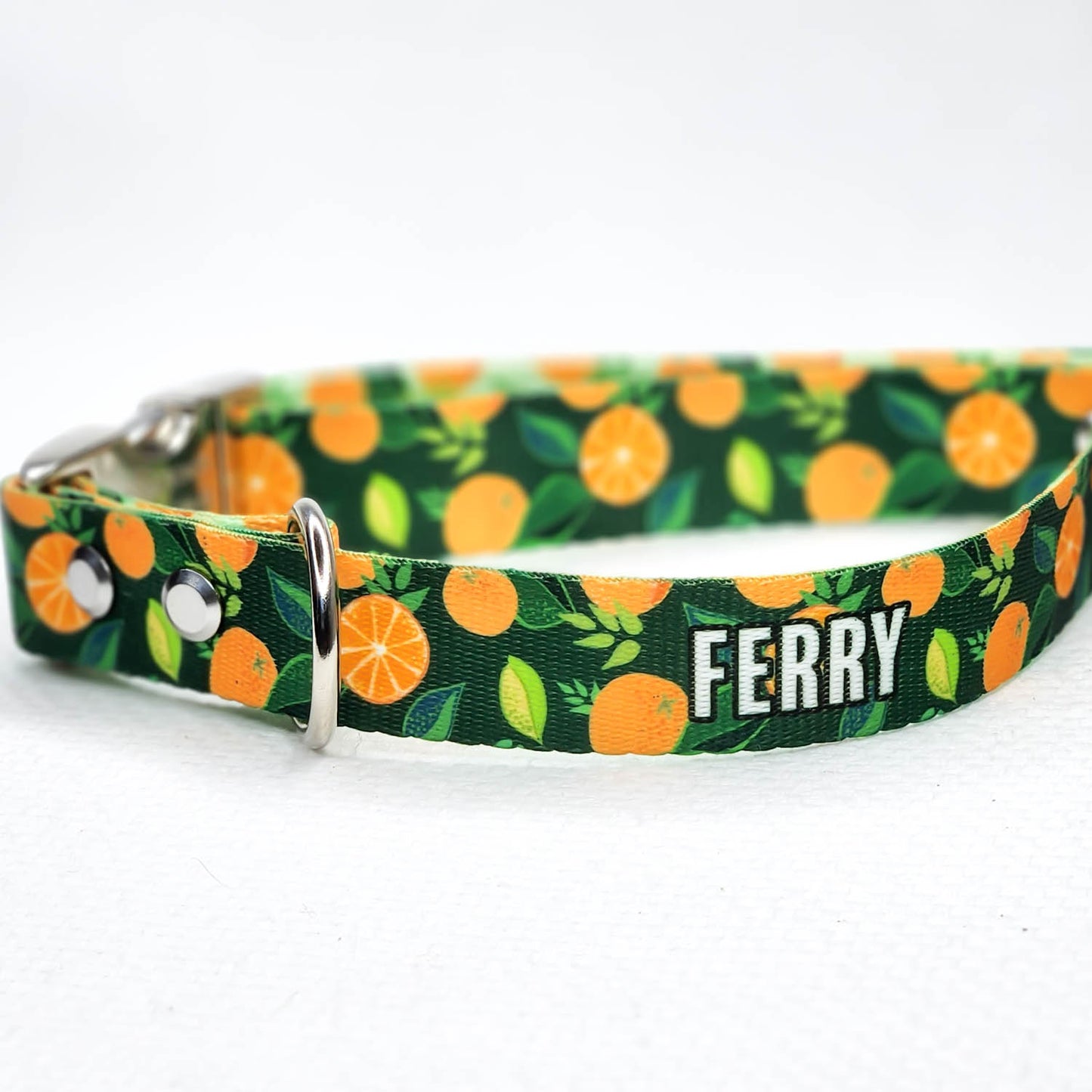 Tangerine Greenery Collar