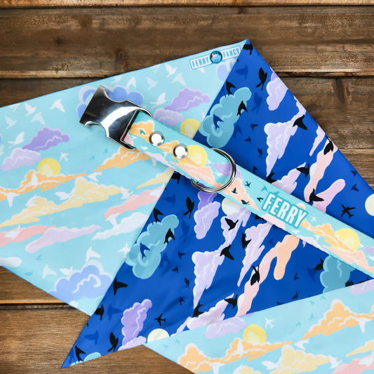 Night Bright Birds Collar