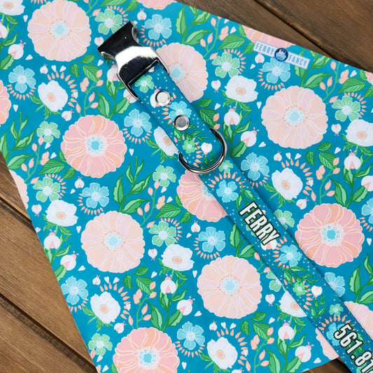 Ladybug Floral Collar