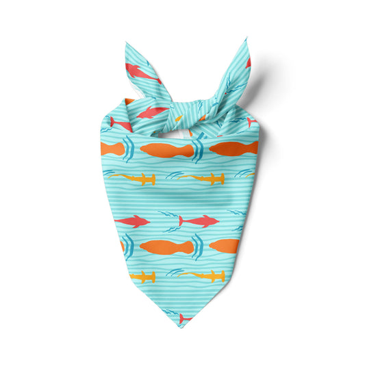 Stripey Sea Silhouette Bandana