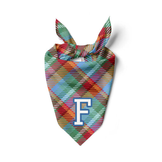 Letterman Pie Monogram Bandana