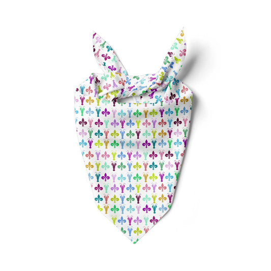 Le Bon Pup Mardi Gras Bandana