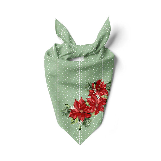 Poinsettia Bandana