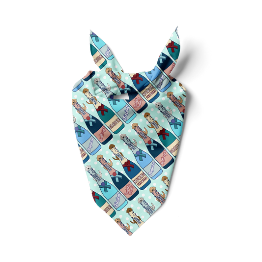 The Pupsecco Champ Bandana