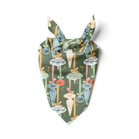 Retro Pup Ornaments Bandana