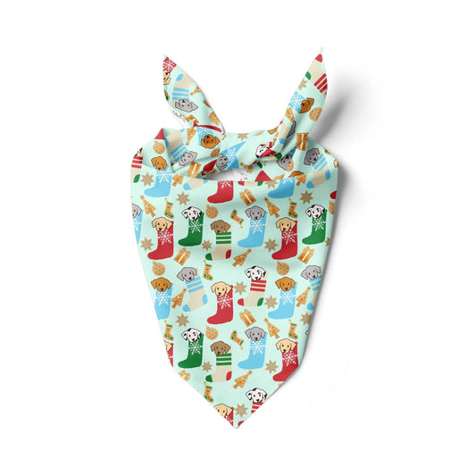 Stocking Puppy Bandana