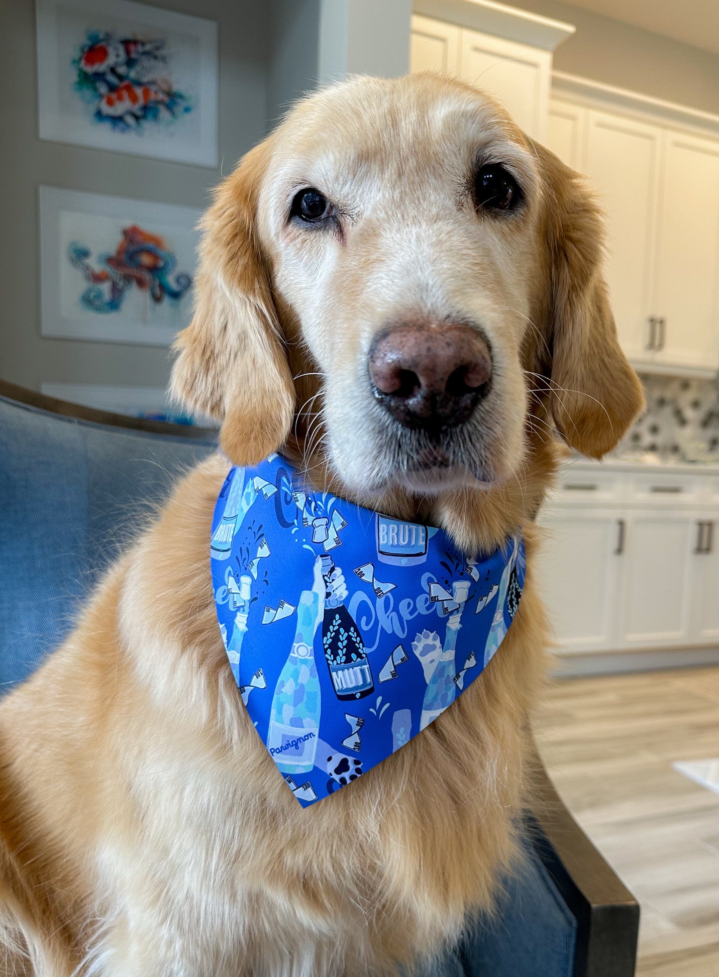 Puppin’ Bottles New Years Bandana