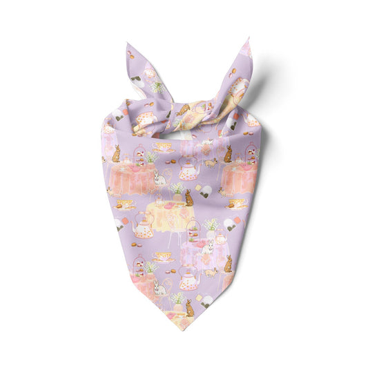 Bunny Tea Party Bandana
