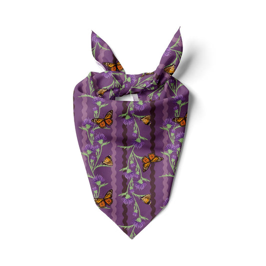 Ric Rac Floral Butterflies Bandana