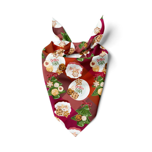 Fancy Cookie Plates Bandana