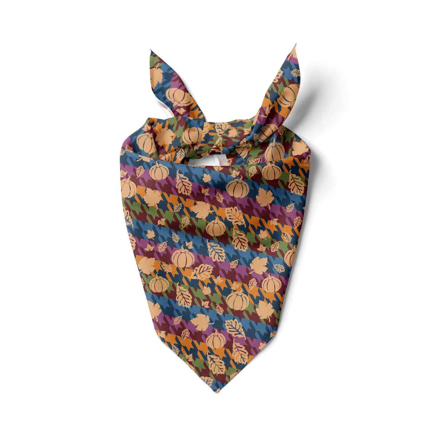 Houndstooth Fall / Halloween  Bandana