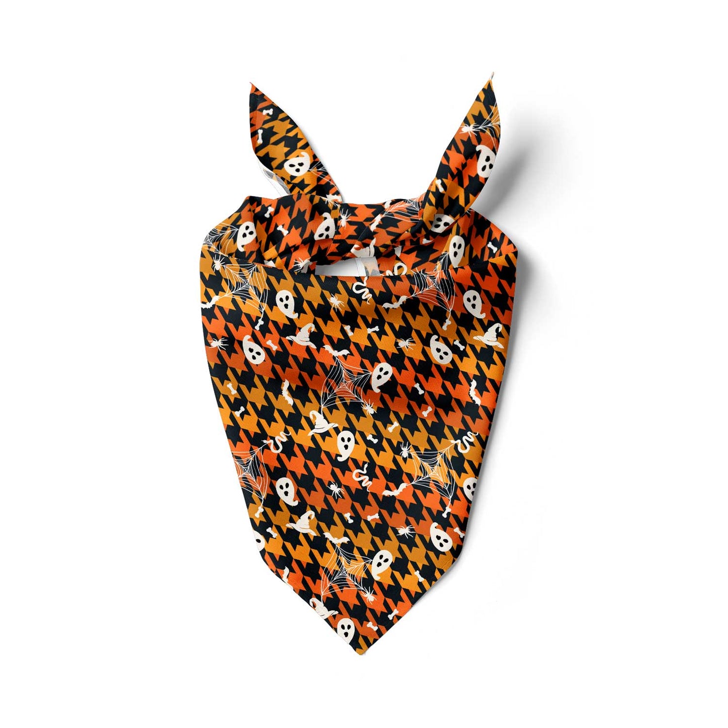 Houndstooth Fall / Halloween  Bandana