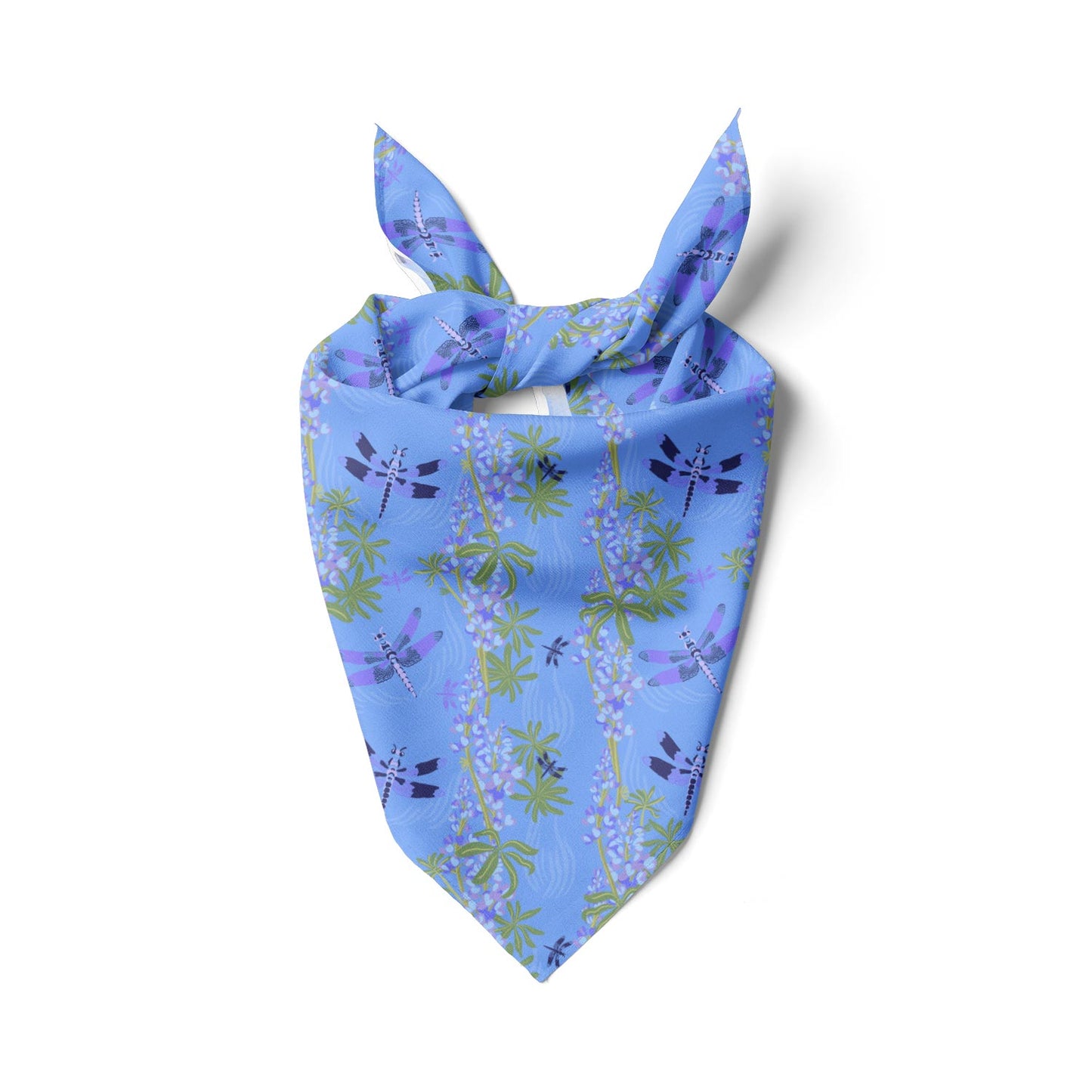 Lupines & Dragonflies Bandana