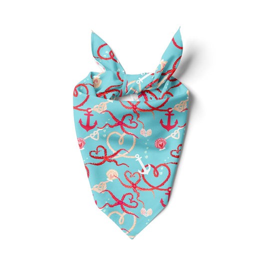 Nautical Valentines Bandana