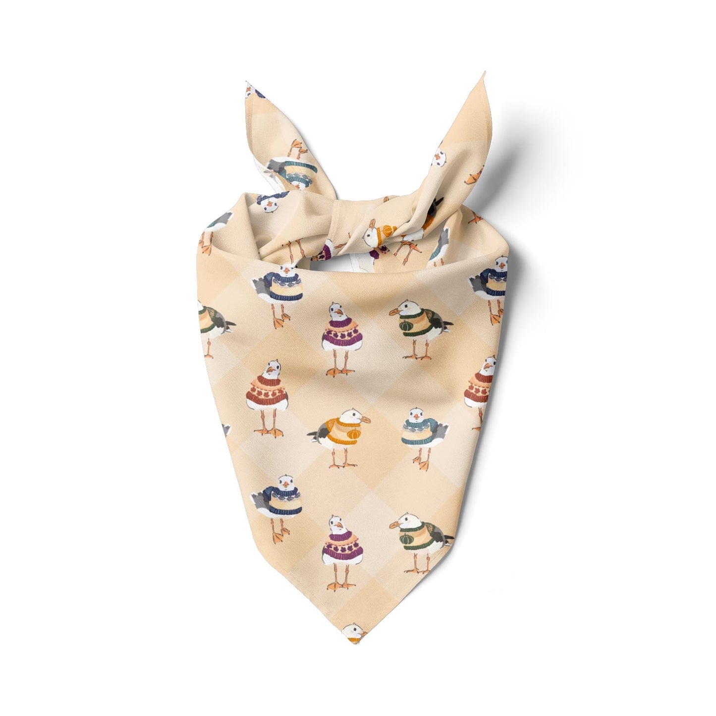 Seagulls in Sweaters Bandana