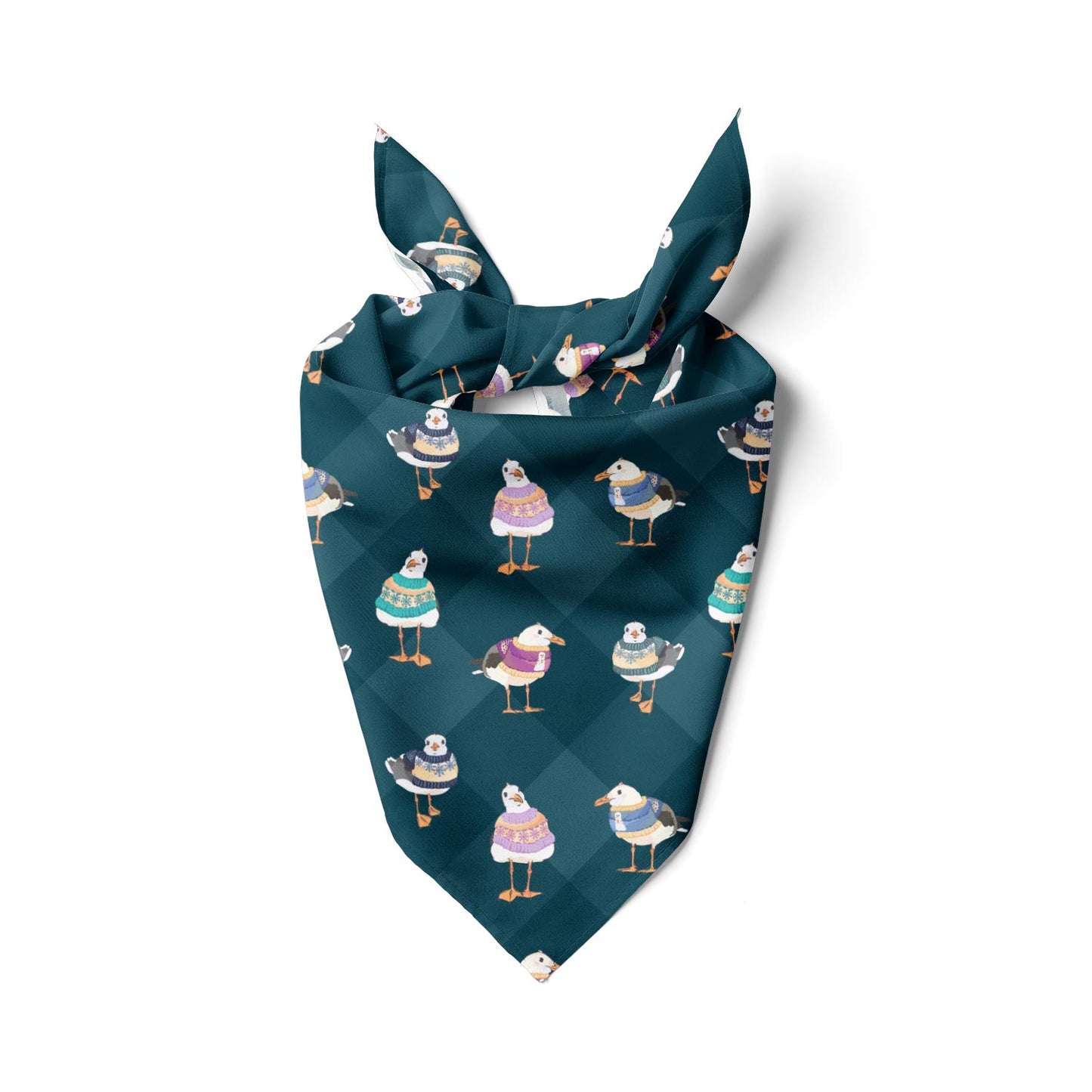 Seagulls in Sweaters Bandana