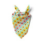 Sunflower Ombré Houndstooth Bandana
