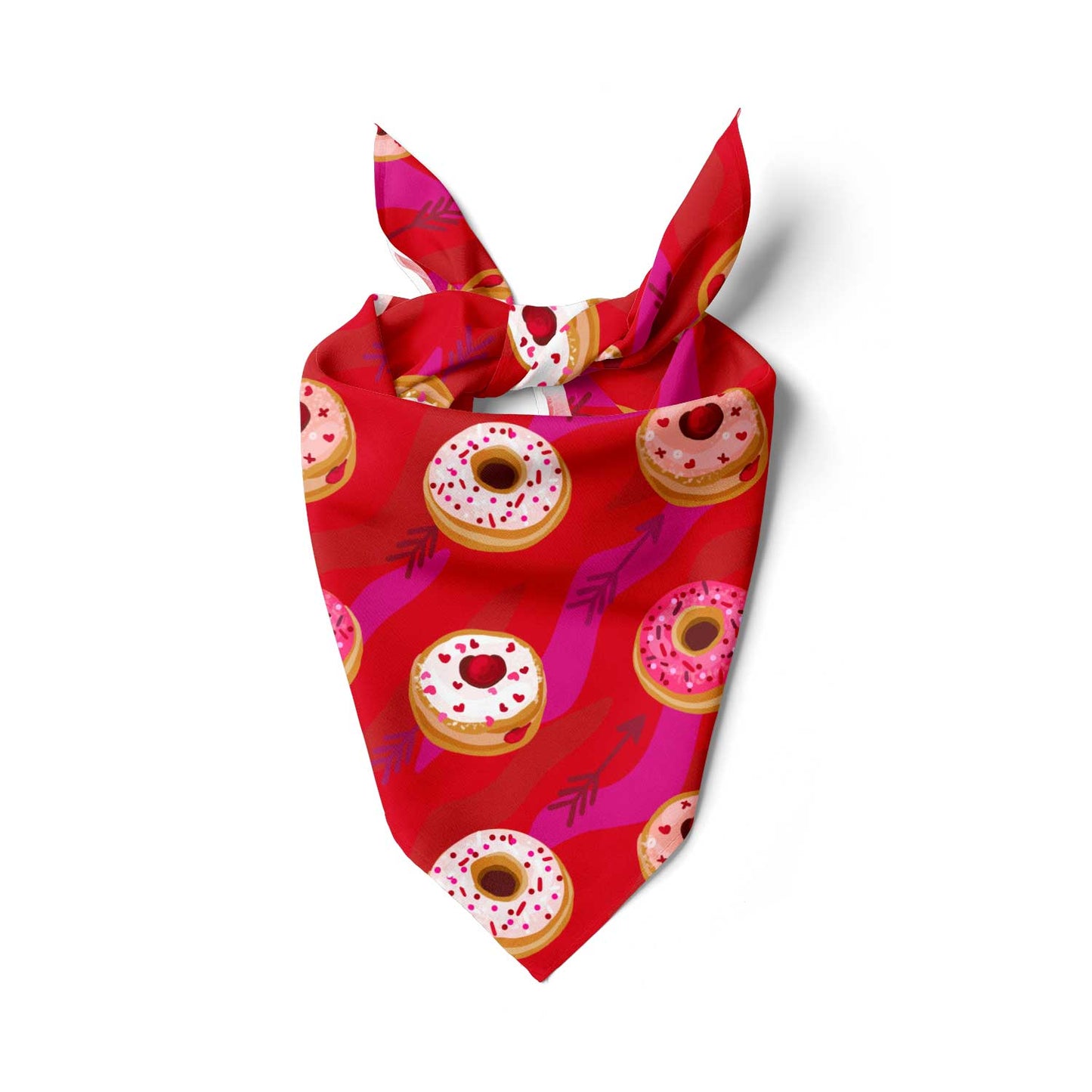 Valentines Donuts Bandana