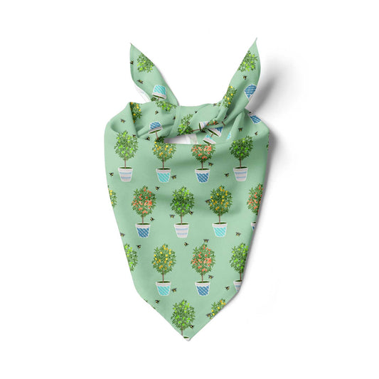 Bees in a Bush Citrus Bandana