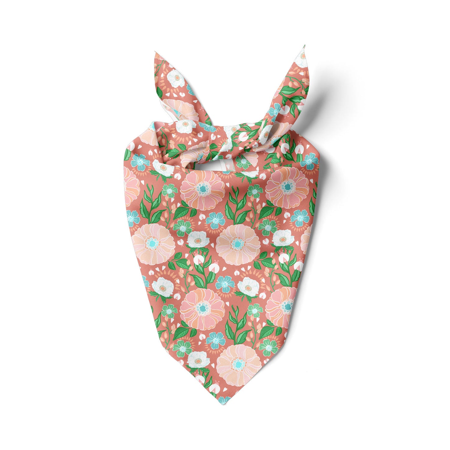 Ladybug Floral Bandana