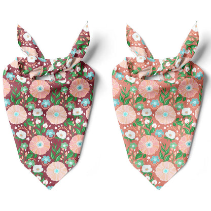 Ladybug Floral Bandana